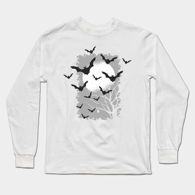 Bats Design Long Sleeve T-Shirt by LR_Collections